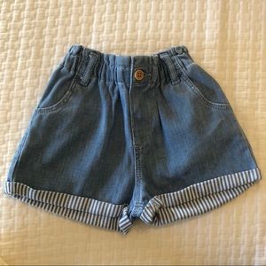 ZARA Denim Shorts 12-18M